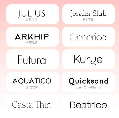 英文字体免费下载 | 高清商用授权字体打包大全
