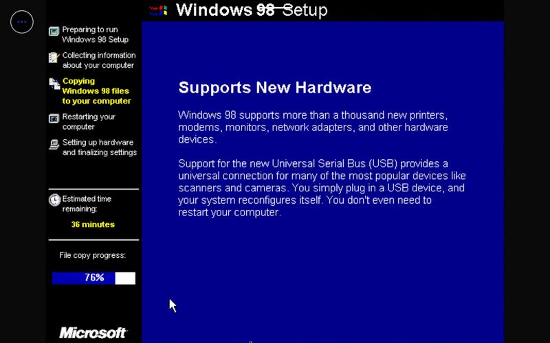 Windows 98系统下载 经典怀旧版 一键安装包